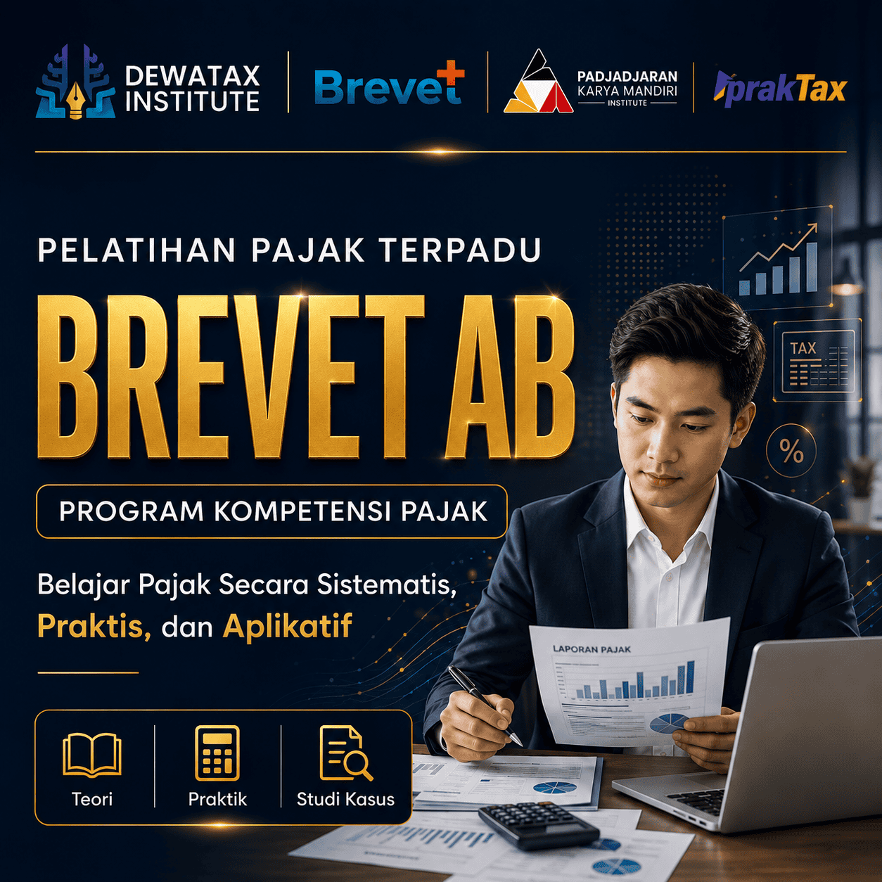 Brevet AB Praktikum Coretax (Praktax.id)